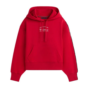 Cadillac F1 Racing Women's Boxy Varsity Hoodie - Red - image 1