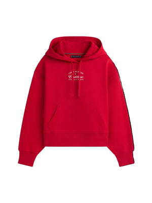 Cadillac F1 Racing Women's Boxy Varsity Hoodie - Red - image 1