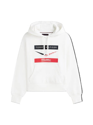 Cadillac F1 Racing Women's Chevron Hoodie - White - image 1