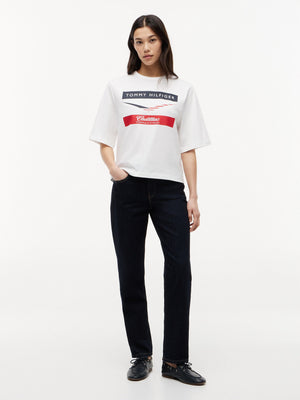 Cadillac F1 Racing Women's Chevron T-Shirt - White - image 4