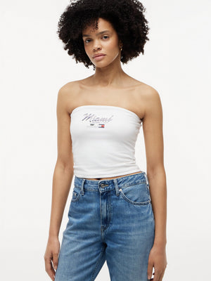 Cadillac F1 Racing Women's Special Edition Miami GP Tube Top - White - image 2