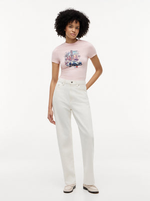 Cadillac F1 Racing Women's Special Edition Miami GP Fitted T-Shirt - Pink - image 3