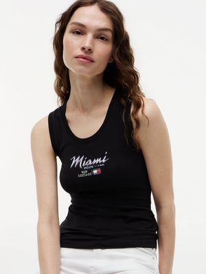 Cadillac F1 Racing Women's Special Edition Miami GP Tank Top - Black - image 1