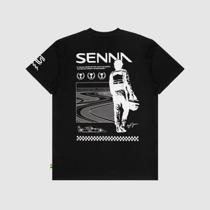 Ayrton Senna F1 World Champion T-Shirt - Black - image 2