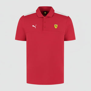 Scuderia Ferrari F1 Men's Polo Shirt -Dark Cherry/Puma Black - image 1