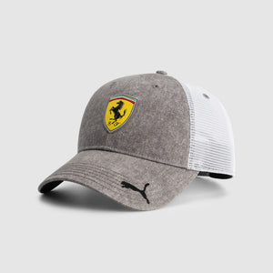 Scuderia Ferrari F1 Puma Race Trucker Hat - Black/Gray - image 2