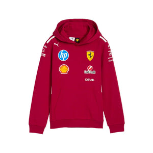 Scuderia Ferrari F1 2025 Kids Team Hoodie - Youth Dark Cherry - image 1