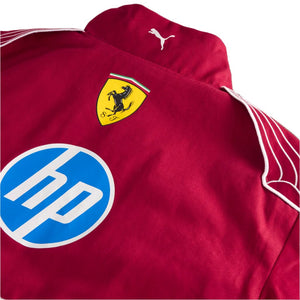 Scuderia Ferrari F1 2025 Team Vintage Racing Jacket - Dark Cherry - image 4