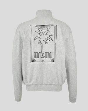 McLaren F1 Miami GP 1/4 Zip Sweatshirt - Gray - image 2