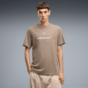McLaren F1 Essentials Large Logo T-Shirt - Puma Black/Papaya/Mouse Gray - image 9