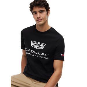 Cadillac F1 Racing Large Shield T-Shirt - Black/White - image 4