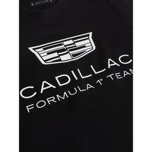 Cadillac F1 Racing Large Shield T-Shirt - Black/White - image 5