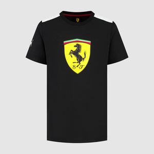 Scuderia Ferrari F1 Kids Large Shield T-Shirt - Youth Dark Cherry/Puma Black - image 2