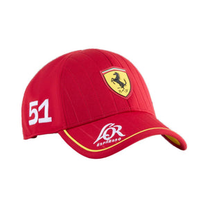 Scuderia Ferrari Hypercar Le Mans 2025 #51 Team Hat - Dark Cherry - image 1
