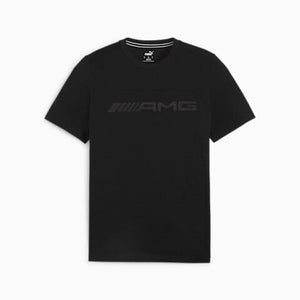 Mercedes Benz AMG Puma Large Logo T-Shirt - Black/Blue/Red - image 1
