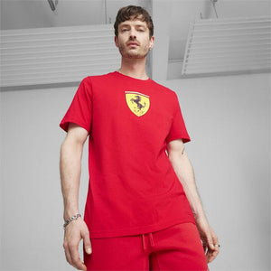 Scuderia Ferrari F1 Men's Puma Large Shield T-Shirt -Red/Yellow/Pink/Black - image 4