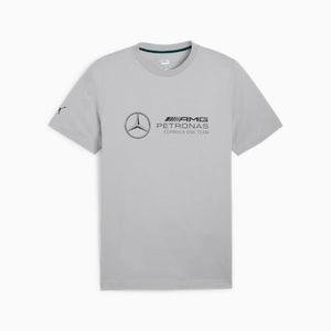 Mercedes Benz AMG Petronas F1 Puma Men's Large Logo T-Shirt - Black/Silver/Green - image 2