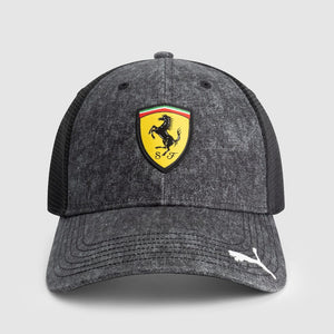 Scuderia Ferrari F1 Puma Race Trucker Hat - Black/Gray - image 6