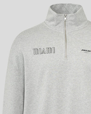 McLaren F1 Miami GP 1/4 Zip Sweatshirt - Gray - image 3