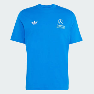Mercedes - AMG Petronas F1 Men's Blue Wonder T-Shirt- Blue Bird/White - image 1