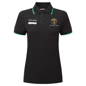 Automobili Lamborghini Squadra Corse Women's Team Polo Shirt - Black - image 1