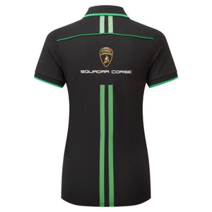Automobili Lamborghini Squadra Corse Women's Team Polo Shirt - Black - image 2
