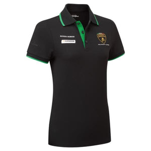 Automobili Lamborghini Squadra Corse Women's Team Polo Shirt - Black - image 3