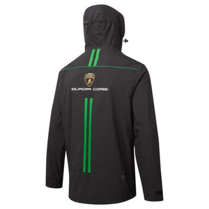 Automobili Lamborghini Squadra Corse Team Lightweight Rain Jacket - Black - image 3