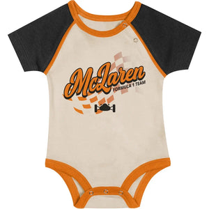 McLaren F1 x Outerstuff Infant Finish Line Bib and Bootie Set - New Born - image 2