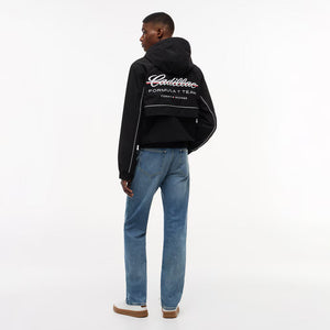 Cadillac F1 Racing Script Fill Zip Windbreaker Jacket - Black - image 1