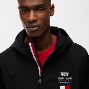 Cadillac F1 Racing Script Fill Zip Windbreaker Jacket - Black - image 2