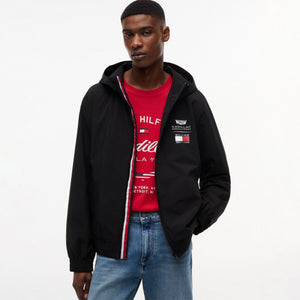 Cadillac F1 Racing Script Fill Zip Windbreaker Jacket - Black - image 3