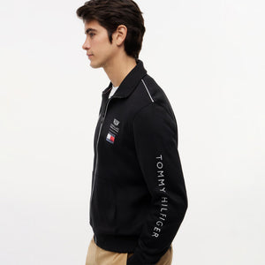 Cadillac F1 Racing Script Fill Zip Track Jacket - Black - image 5