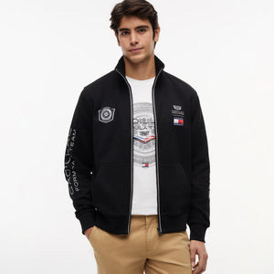 Cadillac F1 Racing Script Fill Zip Track Jacket - Black - image 1