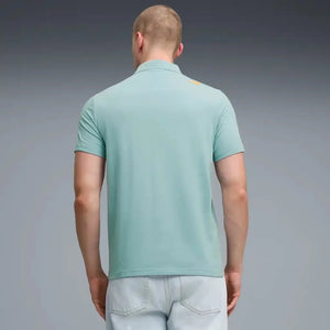 McLaren F1 Core Essential Small Logo Polo - Puma Black/Papaya/Seafoam/Mouse Gray - image 9