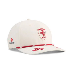Scuderia Ferrari F1 2026 Charles Leclerc SE Monaco GP Hat - Frosted Ivory - image 1