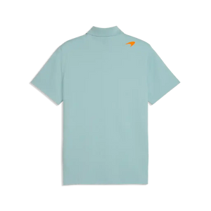 McLaren F1 Core Essential Small Logo Polo - Puma Black/Papaya/Seafoam/Mouse Gray - image 7
