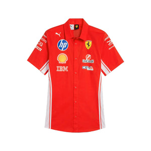 Scuderia Ferrari F1 2026 Men's Team Button Down Shirt - Puma Red - image 1