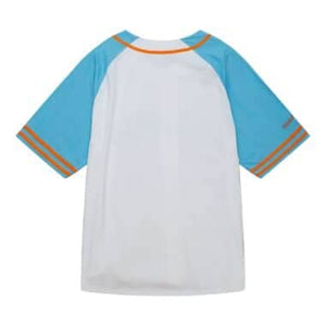 McLaren Racing F1 Special Edition Miami GP Mitchell & Ness Baseball Jersey - Blue/Pink - image 11