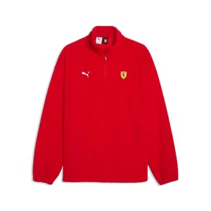Scuderia Ferrari F1 Fanwear 1/4 Zip Sweatshirt - Rosso Corsa/Puma Black - image 1