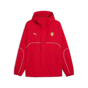 Scuderia Ferrari F1 Fanwear Rain Jacket - Rosso Corsa/Puma Black - image 1
