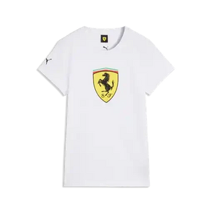 Scuderia Ferrari F1 Women's Fanwear Shield T-Shirt - Rosso Corsa/Puma White - image 1