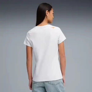 McLaren F1 Women's Core Essentials T-Shirt - Puma Black/White Glow Heather - image 7