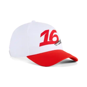 Scuderia Ferrari F1 Charles Leclerc #16 Baseball Hat - Puma White - image 1