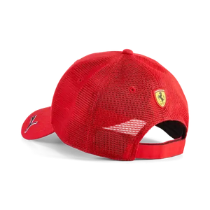 Scuderia Ferrari F1 Puma Race Trucker Hat - Flat Light Gray/Rosso Corsa - image 5