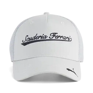 Scuderia Ferrari F1 Puma Race Trucker Hat - Flat Light Gray/Rosso Corsa - image 3