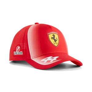 Scuderia Ferrari F1 2026 Lewis Hamilton Team Baseball Hat - Puma Red - image 1