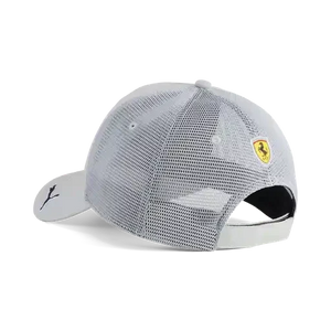 Scuderia Ferrari F1 Puma Race Trucker Hat - Flat Light Gray/Rosso Corsa - image 4