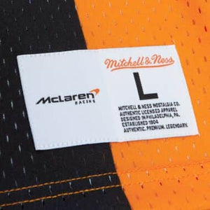 McLaren Racing F1 Mitchell & Ness Special Edition Monaco GP Triple Crown Tackle Twill Jersey - image 4