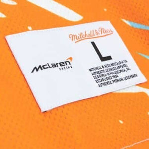 McLaren Racing F1 Special Edition Miami GP Lando Norris Mitchell & Ness Paintbrush Jersey - image 12